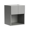 Kaboodle 600mm Oyster Modern Wall Microwave Cabinet