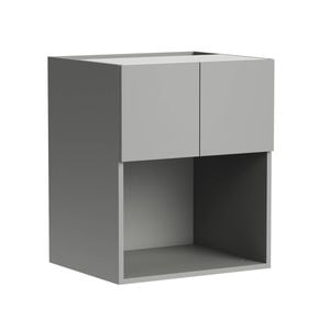 Kaboodle 600mm Oyster Modern Wall Microwave Cabinet