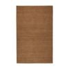 Colorscope knots contemporary indoor rug handspun textured chestnut 152x244cm