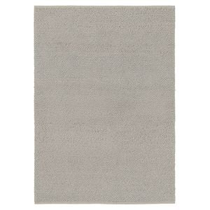 Loopsie-400cm X 300cm-marfa Silver Pebble Loop Wool Rug