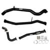 Ignite Exhausts Turbo Back For Nissan Gu Patrol 4.2l Coil Spring Ute 3" Dump Pipe & Pipe Only Black Aluminised Steel