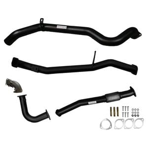 Ignite Exhausts Turbo Back For Nissan Gu Patrol 4.2l Coil Spring Ute 3" Dump Pipe & Pipe Only Black Aluminised Steel