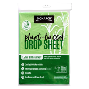 Monarch 1.5m x 3.0m Plant Based Drop Sheet 