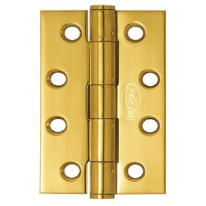 Austyle 100 x 75 x 2.5mm Polished Brass Fixed Pin Hinge