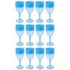 12PK Urban Kitchen Wine Glass Two-Toned Blue 380ml Elegant Design