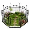 Advwin Garden Fence 61x80cm 8 Pack Pet Playpen Enclosure No Dig Fence Animal Barrier