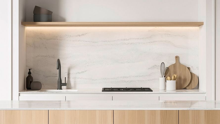 Think Benchtops - Brand Page  Image Gallery - Oak - Vena Cloud - Think Solid