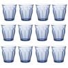Duralex Picardie Drinking Glasses - 310ml Tumblers - Blue - Pack Of 12