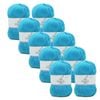 10x Malli Aqua Blue Blend Basic 100g Knitting/crochet Yarn Acrylic/poly