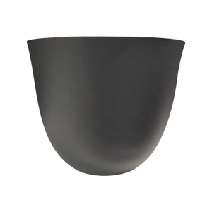 All Set 19 x 16.5cm Black Plastic Pot - Black