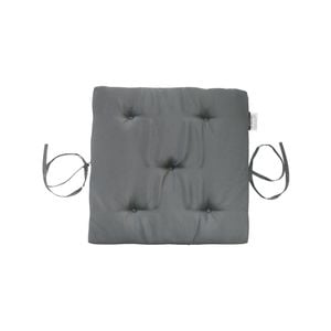 Mojo 40cm Black Chair Pad Outdoor Cushion