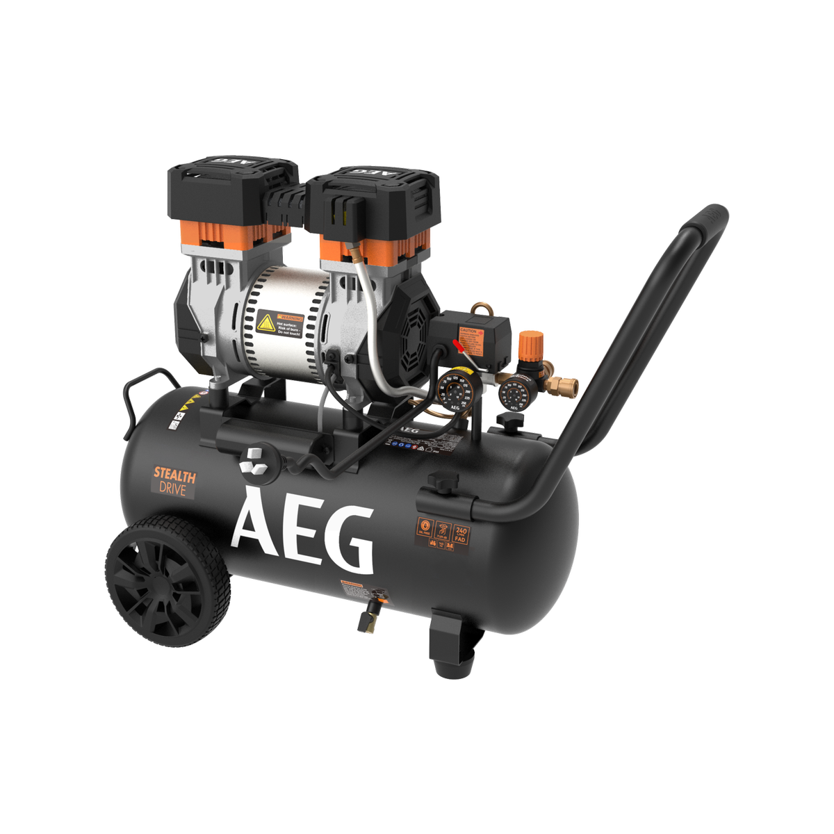AEG 30L Silenced Direct Drive Compressor AC1030S Bunnings