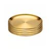 SOGA 23cm Premium Gold Grilling Plate - Durable, Heat-Resistant, Perfect for BBQs and Outdoor Cooking Kitchen Essential
