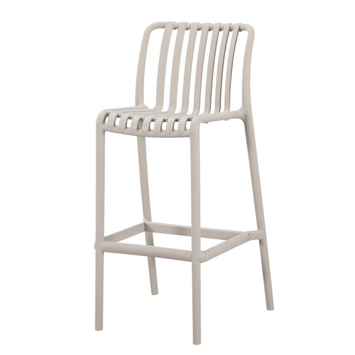 Home Bazar Beige Palmas Bar Stool