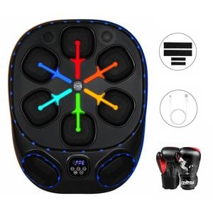 Centra Smart Music Boxing Machine with 12OZ Boxing Gloves