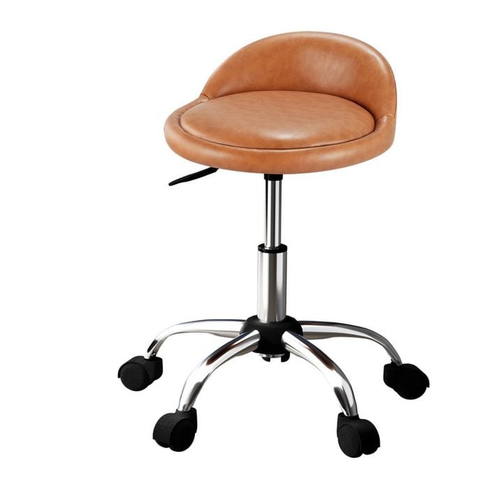 Artiss Salon Stools Brown