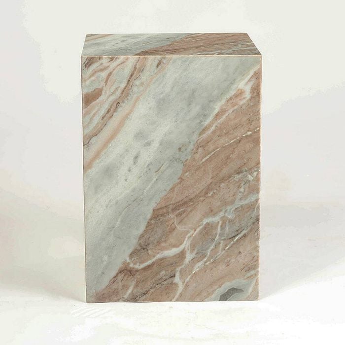 Tranquility Solid Marble Side Table