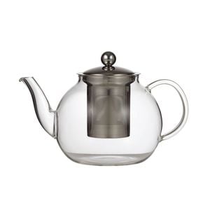 Leaf & Bean Byron Glass Teapot With Infuser 1l Clear 1.5x13.9x12.5cm