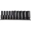 Kincrome 10 Piece 1/2" Square Drive Deep Impact Socket Set