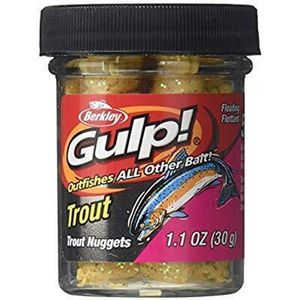 Berkley Gulp Nuggets Trout Fishing Bait Chunky Cheese