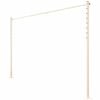 Austral 3.3m Classic Cream Fold Down Clothesline Accessory Plated Ground Mount Kit