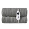 Dreamaker Kingston Coral Fleece Washable Electric Heated Throw Blanket Silver 180x200cm | Overheat Protection & Auto-off