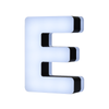 Lit Up 3D Led Letter E Illuminated Opal Acrylic 100mmHx92mmWx23mmD