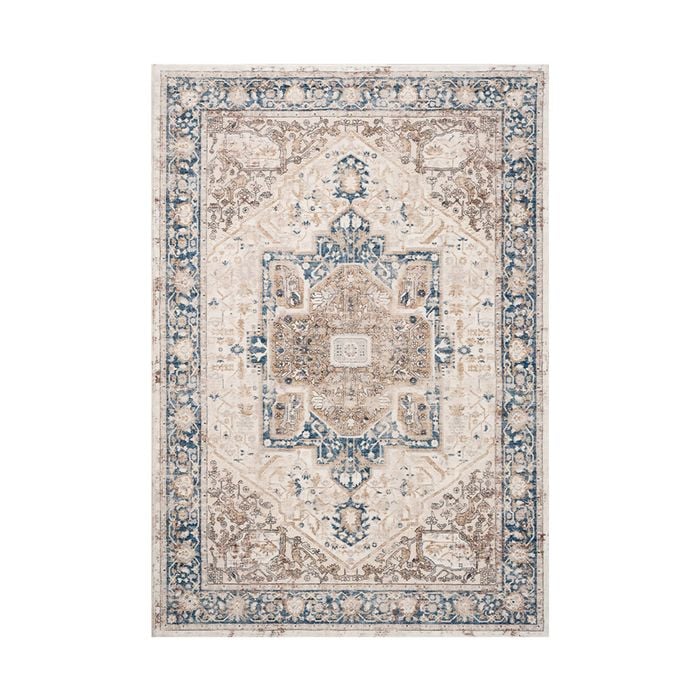 Zuni Floor Rug Soft Fluffy Modern Area Rug Living Room Bedroom 160x230cm Pale Blue