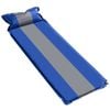 Self Inflating Mattress Sleeping Mat Air Bed Camping Camp Hiking Joinable Pillow - Blue