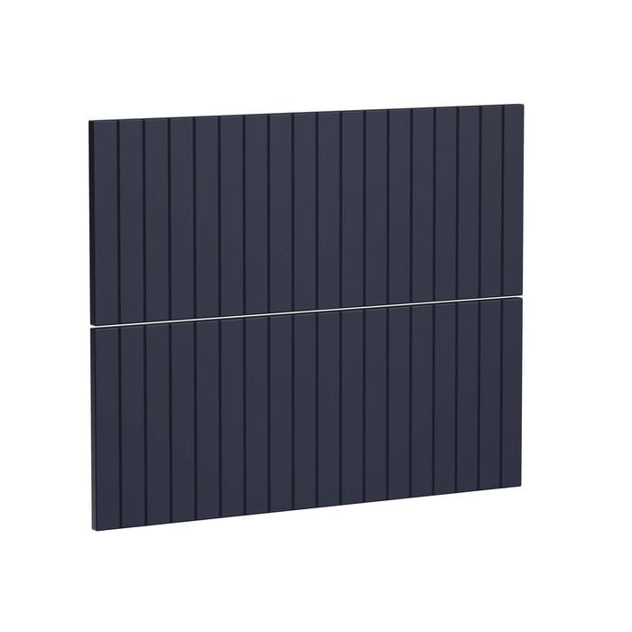 Kaboodle 900mm Berry Blue V-Groove 2 Drawer Panels