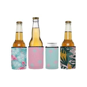 Stubbyz Miami Beach Stubby Cooler 4-Pack Slim