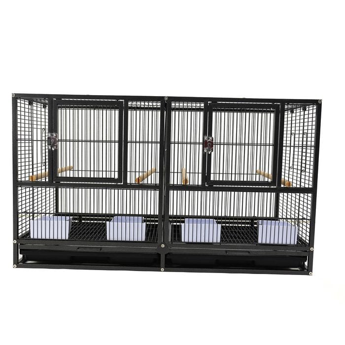 Flyline V2 Triple Double Breeding Bird Cage Bunnings Australia