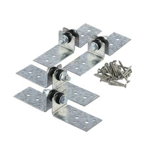 LUMBERLOK GIB Quiet Tie Zinc Galvanised 4pk GIBQTIE