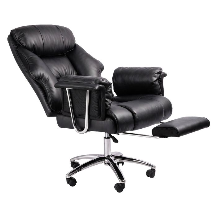 Levede Gaming Chair Ergonomic With Footrest 150°Recline for Home Office Black