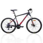 Trinx M600 Mountain Bike 24 Speed MTB Bicycle Matt Black/Red 21 inches
