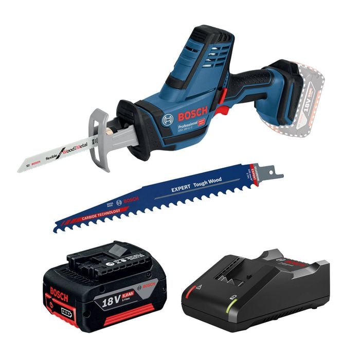 Bosch 18V Professional 5.0AH Sabre Saw Kit 0615990M81