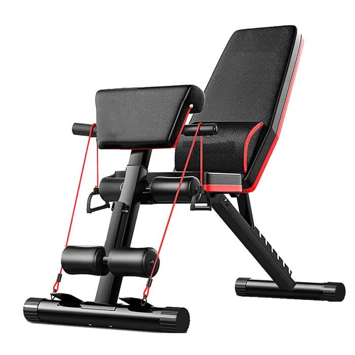 Adjustable Weight Abdominal Bench Sit-up Back Support Fitness Flat Gym Exercise
