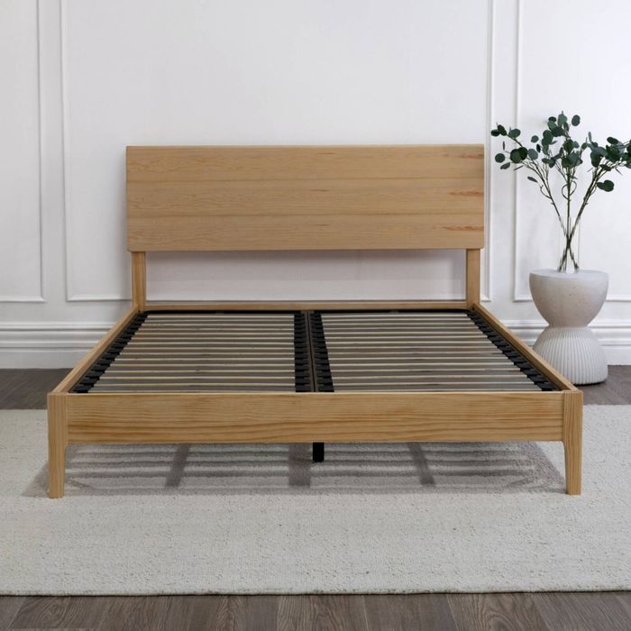 Bedding Co. Natural Solid Timber Bed Frame Minimalist Single