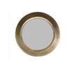 Ssh Collection Zandra 90cm Wide Round Wall Mirror - Antique Brass