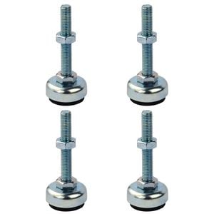 Richmond 50mm x M8 Steel Fixed Levelling Feet - 4 Pack