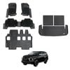 AUSGO Double-Layer Floor Mats & Boot Liner Set for Mitsubishi Pajero Sport 2015-Onwards Car Floor Liners Cargo Mat