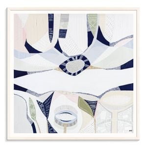 Artist Lane "Sanatorium Lake " by Ani Ipradjian - 76x76cm White Framed Print