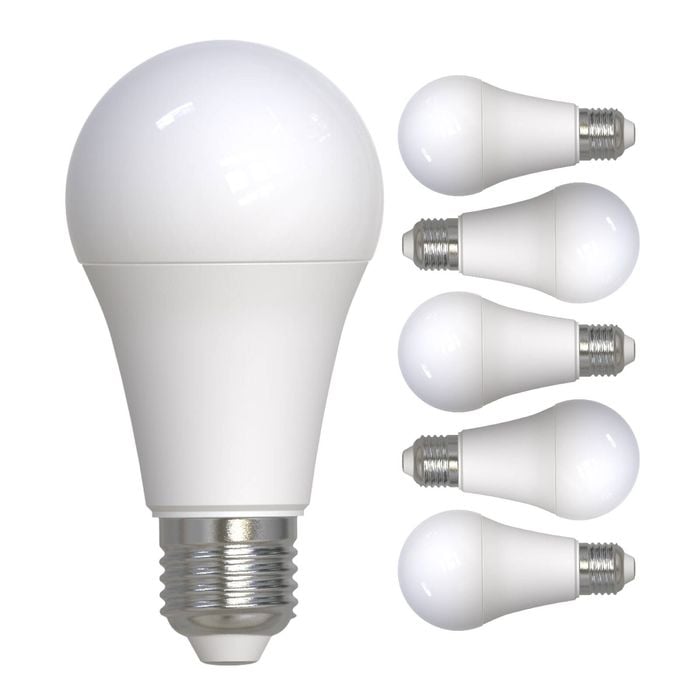 Brilliant E27 A60 850lm LED Dimmable 9W Globe 6 Pack Bunnings Australia