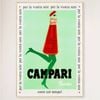 Galrie Vintage Campari Soda Poster from Italy 1968 Iconic Artwork for Home Décor, Wood Frame, A0 84 x 119cm (33 x 47inch)