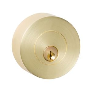 Lemaar Brushed Brass Double Cylinder Deadbolt