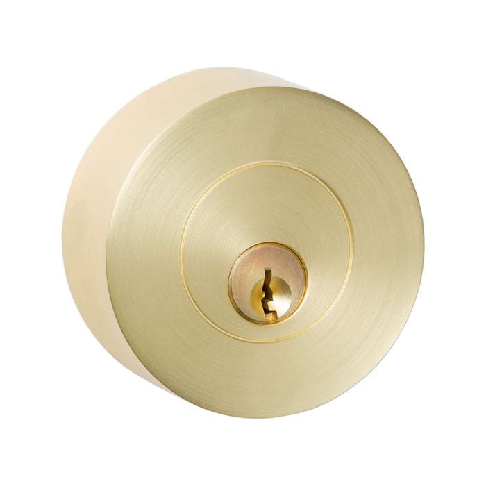 Lemaar Brushed Brass Double Cylinder Deadbolt