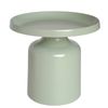 SK Designer Living | Pillar Round Metal Side Table - Light Green