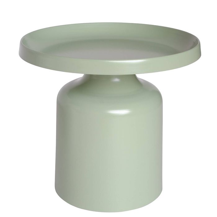 SK Designer Living | Pillar Round Metal Side Table - Light Green