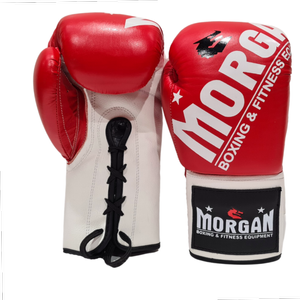 Morgan V2 Fight Night Boxing Gloves (8oz - 10oz) [red/white 10oz]