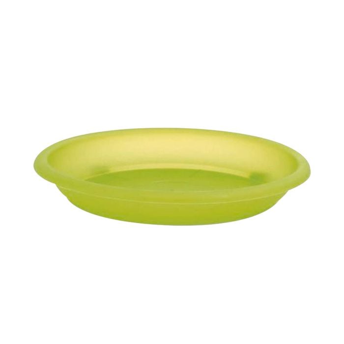 EDEN 22cm Green Transparent Plastic Saucer